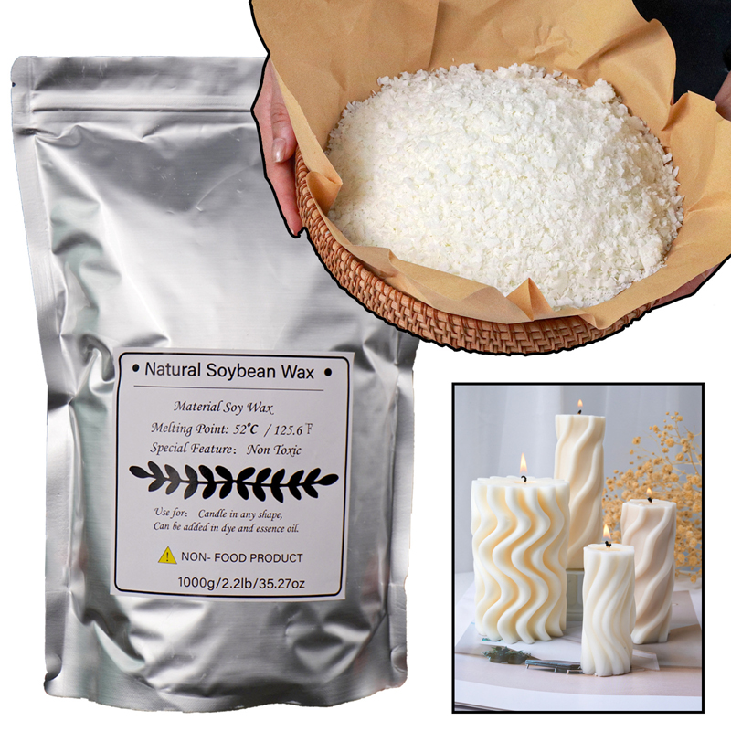 Candle Making Kit Diy - 1000g 500g 250g 100g Naturalny Wosk