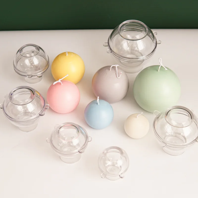 Candle Making Kit Diy - 5-8cm kulista świeca plastikowa forma Home