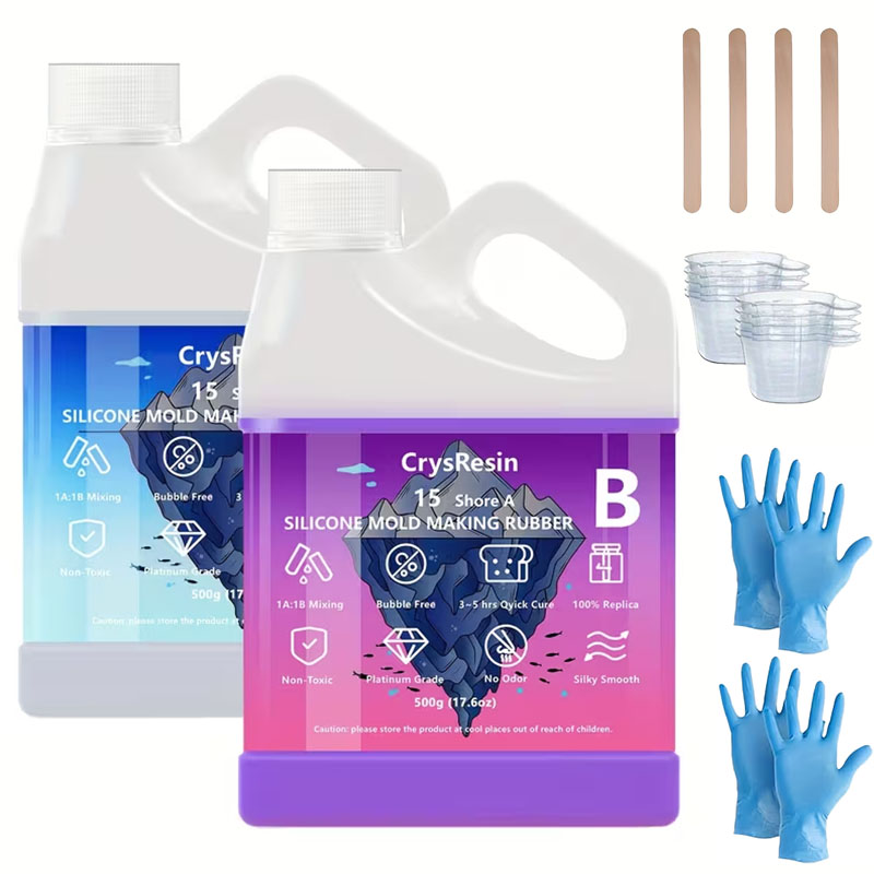500ml 2 butelki płynnego silik – Candle Making Kits recenzja i cena