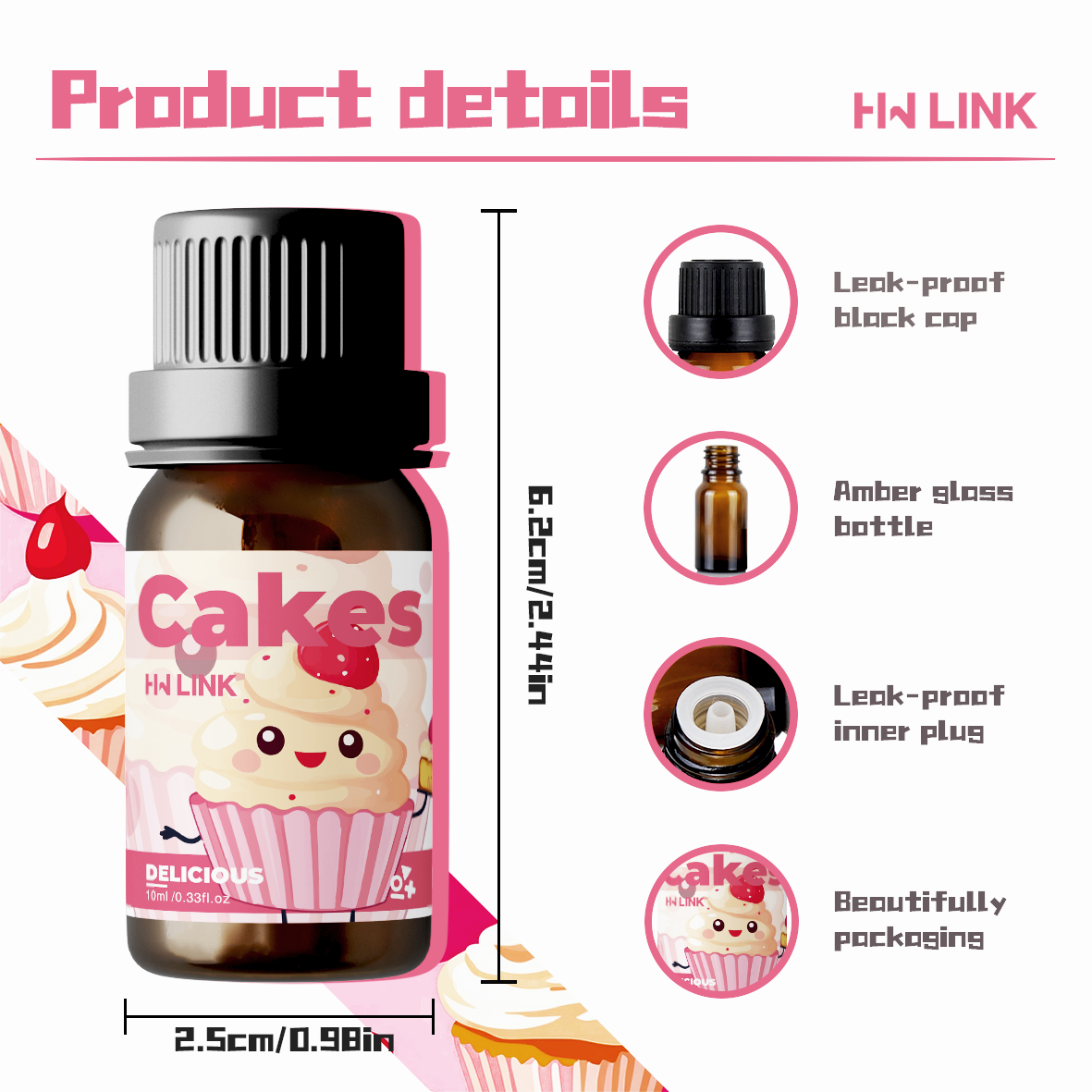 10ml Olejki Eteryczne do Ciast – Candle Making Kits recenzja i cena